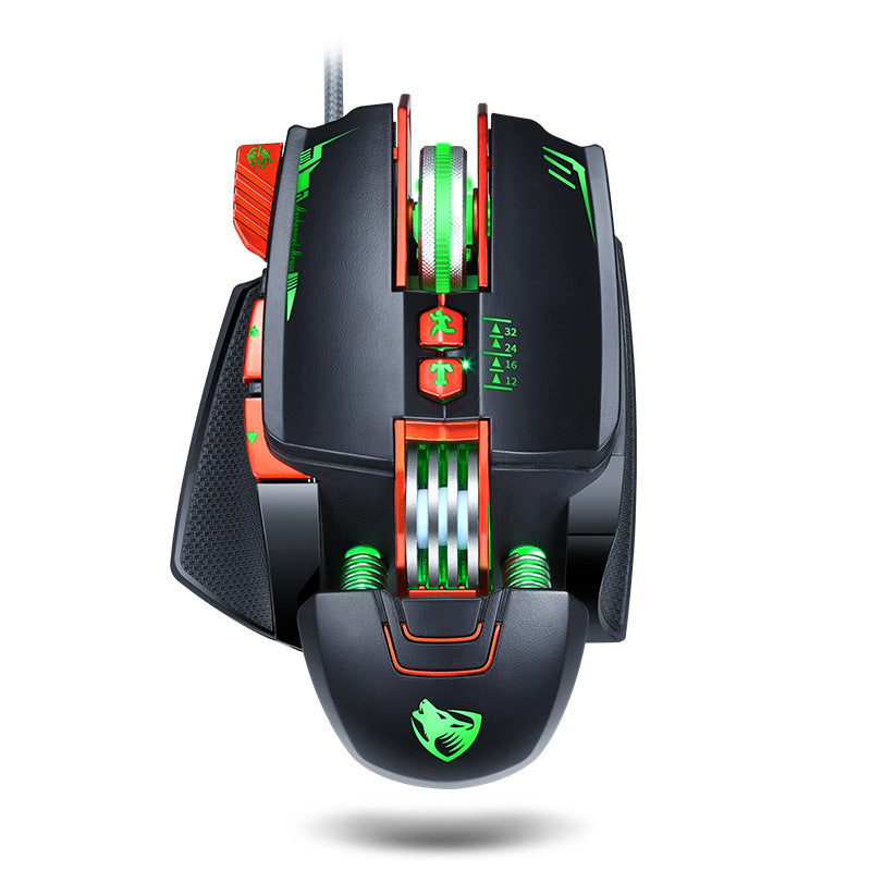 Thunder Wolf V9 High-Performance Gaming Mouse - Unleash Your Gaming Potential!