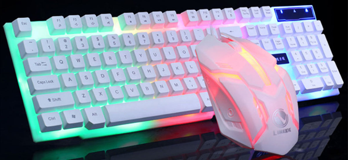 GTX300 RGB Gaming Keyboard and Mouse Combo for LOL Enthusiasts
