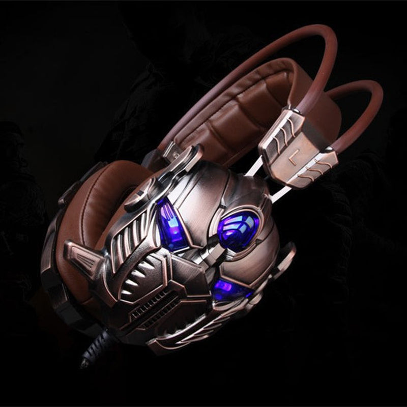 High-End Luminous Gaming Headset with Immersive Vibration for Pro Gamers