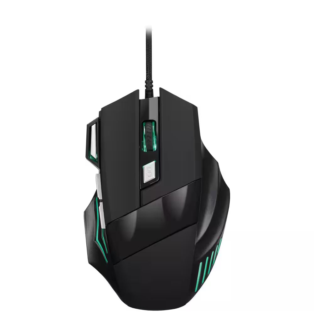 Ultimate 4-In-1 Gaming Bundle: Keyboard, Mouse, Headset & Desk Pad - Black