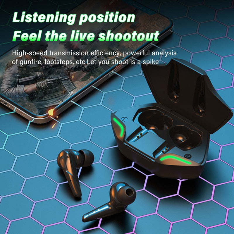 Ultra-Low Latency Bluetooth Gaming Headset with Immersive Stereo Sound