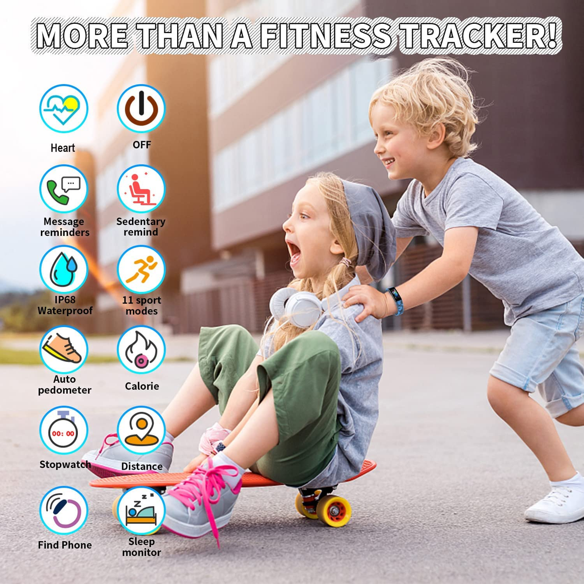 Kids Fitness Tracker Watch