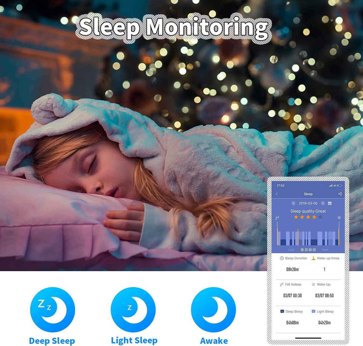 Kids Fitness Tracker Watch